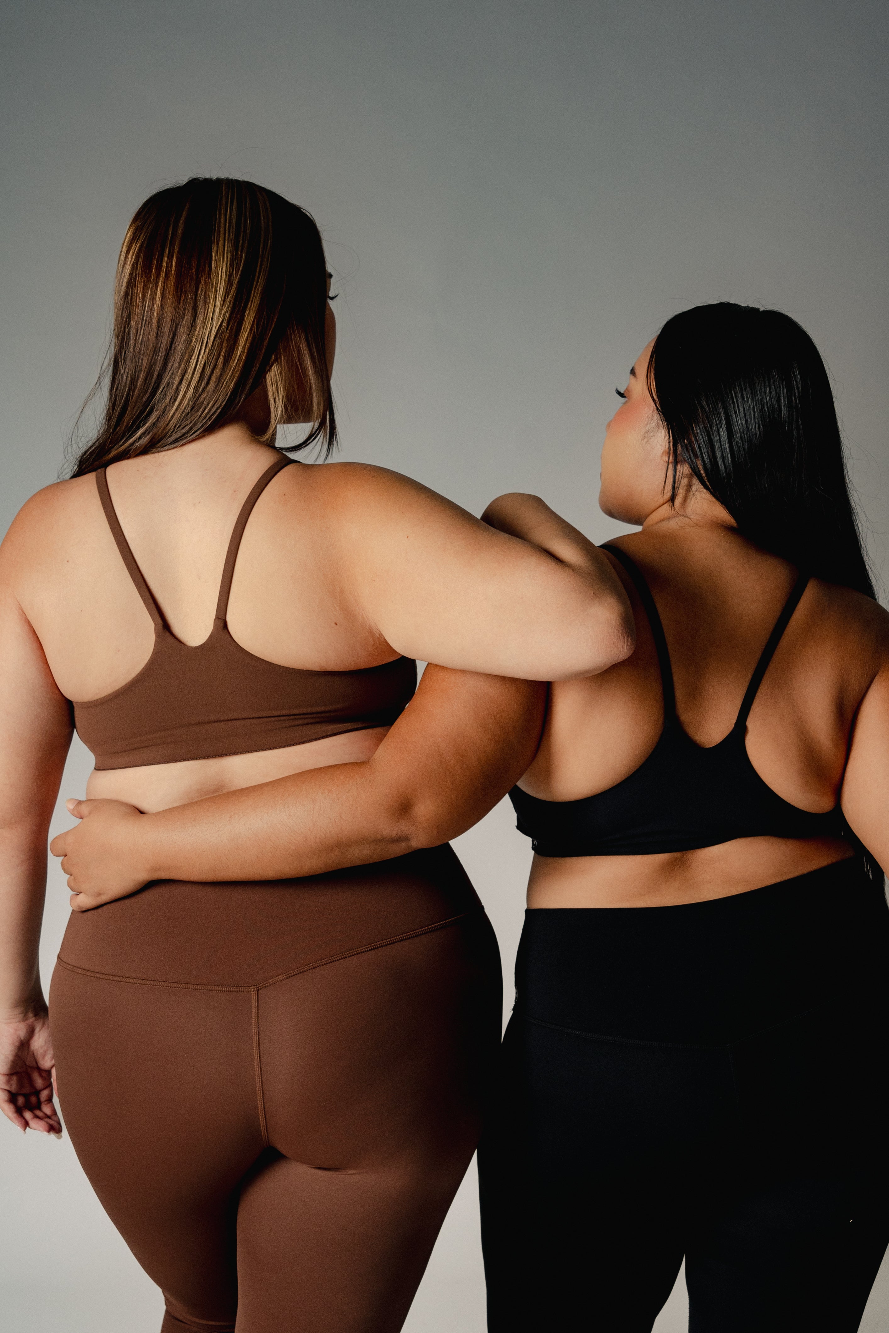 Strappy Racer Back Sports Bra